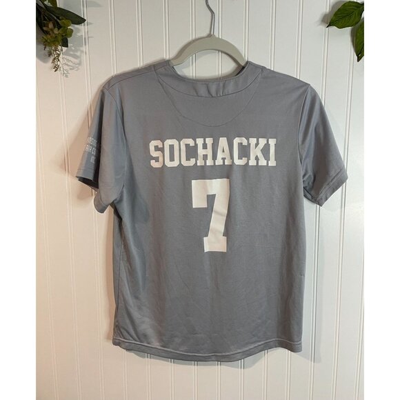 Nike Team MLB Gray SOX SOCHACKI 7 Jersey Shirt Medium M - Picture 2 of 12